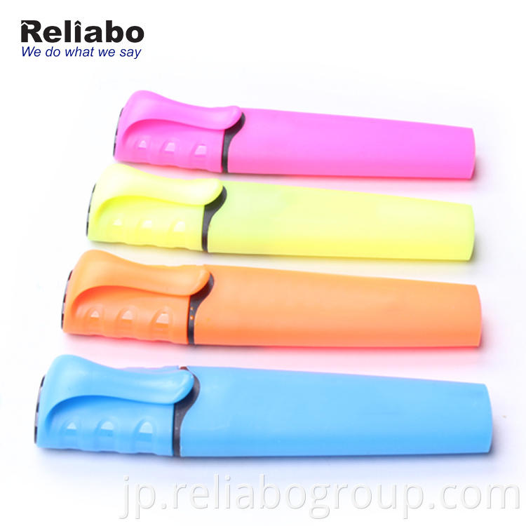 Reliaboオフィスステーショナリークラシックスタイルマルチカラー蛍光ペンマーカーペン